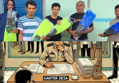 Kembalikan Sepatu Katak ke Pemdes Waturu, Penyelam Minta Inspektorat Turun Gunung 7 Kembalikan Sepatu Katak ke Pemdes Waturu, Penyelam Minta Inspektorat Turun Gunung
