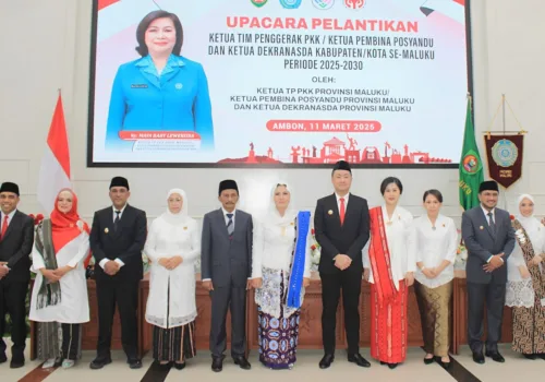 Sheren Amelinda Jauwerissa Resmi Jabat Ketua TP PKK Kepulauan Tanimbar