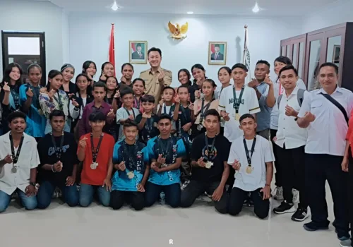 Jumpai Atlet Taekwondo, Bupati Tanimbar Apresiasi Sejumlah Prestasi