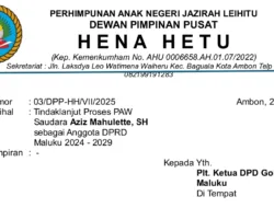 DPP Hena Hetu Desak Golkar Maluku Segera Proses PAW Aziz Mahulette