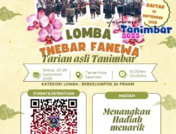 Mari Meriahkan HUT Tanimbar Lewat Tarian Tnebar Fanewa
