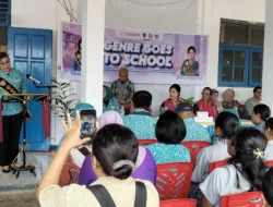 Wabup Ratuanak Dampingi Ketua TP PKK Maluku Kunjungi Panti Asuhan dan Sekolah di Tanimbar