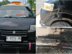 Pengendara Mabuk Tabrak Pick-Up, Kabur di Depan Polisi