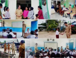 Sidak ke Desa Tumbur Guru Mangkir, Wabup Langsung Mengajar di Kelas