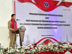 Pengangkatan 655 PPPK di Tanimbar, Bupati Tekankan Profesionalisme ASN