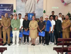 Natal Bersama Warga Binaan, GAMKI Tegaskan Iman yang Bekerja untuk Kemanusiaan