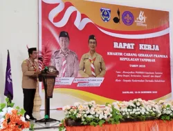 Wabup Tanimbar Tekankan Penguatan Karakter dan Inovasi Pramuka di Raker Cabang 2025