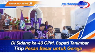 Bupati Tanimbar sampaikan pesan di GPM