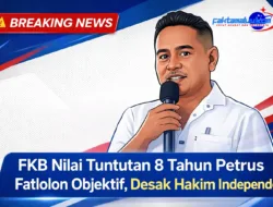 FKB Nilai Tuntutan 8 Tahun Petrus Fatlolon Objektif, Desak Hakim Independen