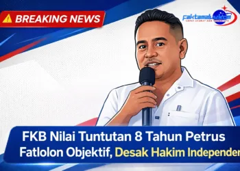 FKB Nilai Tuntutan 8 Tahun Petrus Fatlolon Objektif, Desak Hakim Independen