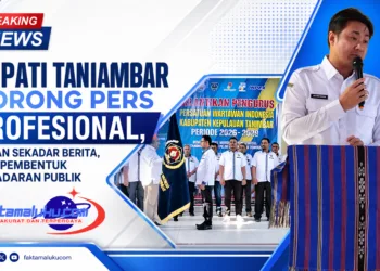 Bupati Tanimbar Dorong Pers Profesional, Bukan Sekadar Berita Tapi Pembentuk Kesadaran Publik