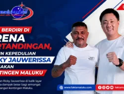 Tak Berdiri di Arena Pertandingan, Namun Kepedulian Ricky Jauwerissa Dirasakan Kontingen Maluku