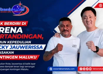 Tak Berdiri di Arena Pertandingan, Namun Kepedulian Ricky Jauwerissa Dirasakan Kontingen Maluku