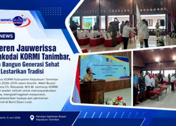 Sheren Jauwerissa Nahkodai KORMI Tanimbar, Siap Bangun Generasi Sehat dan Lestarikan Tradisi