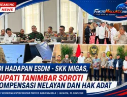 Di Hadapan ESDM – SKK Migas, Bupati Tanimbar Soroti Kompensasi Nelayan dan Hak Adat