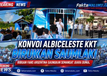 Konvoi Albiceleste KKT Birukan Saumlaki, Ribuan Fans Argentina Gaungkan Semangat Juara Dunia 3 Konvoi Albiceleste KKT Birukan Saumlaki, Ribuan Fans Argentina Gaungkan Semangat Juara Dunia