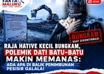 Raja Hative Kecil Bungkam, Polemik Dati Batu-Batu Makin Memanas: Ada Apa di Balik Penimbunan Pesisir Galala