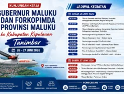 Menarik! Kunker Besar ke Tanimbar, Gubernur Maluku Bawa Rombongan Forkopimda Lengkap
