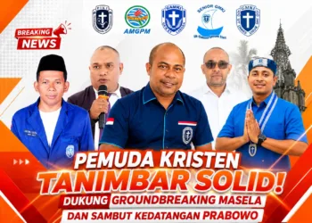 Pemuda Kristen Tanimbar Solid! Dukung Groundbreaking Masela dan Sambut Kedatangan Prabowo