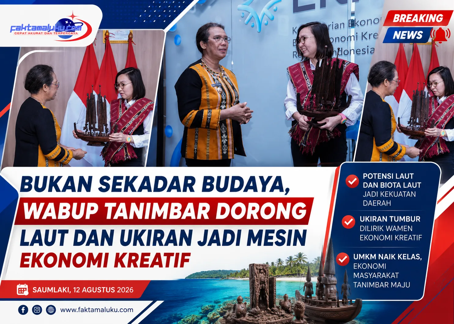 Bukan Sekadar Budaya, Wabup Tanimbar Dorong Laut dan Ukiran Jadi Mesin Ekonomi Kreatif 1 ChatGPT Image 12 Agu 2026 16.16.16