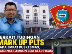 Terkait Tudingan Mark Up PLTS Pada Empat Puskesmas, Kadinkes Ambon Beri Klarifikasi