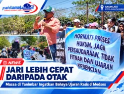 “Jari Lebih Cepat daripada Otak” Massa di Tanimbar Ingatkan Bahaya Ujaran Rasis di Medsos