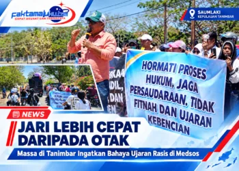 “Jari Lebih Cepat daripada Otak” Massa di Tanimbar Ingatkan Bahaya Ujaran Rasis di Medsos